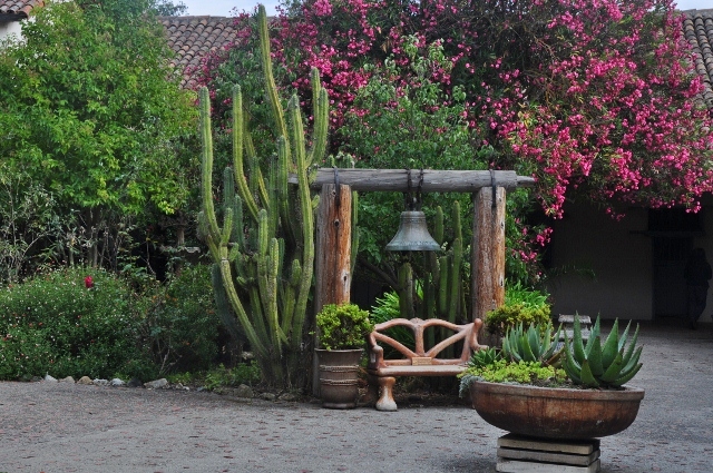 Mission San Juan Batista gardens